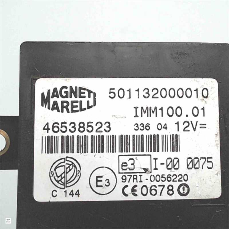 46538523 Centralina ECU modulo controllo immobilizer comfort Fiat Multipla 2004-10