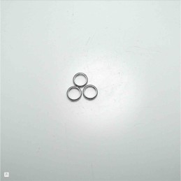 Anelli cromati modanatura rivestimento cornici pulsantiera centrale Fiat 500 ABARTH 595 2012-16