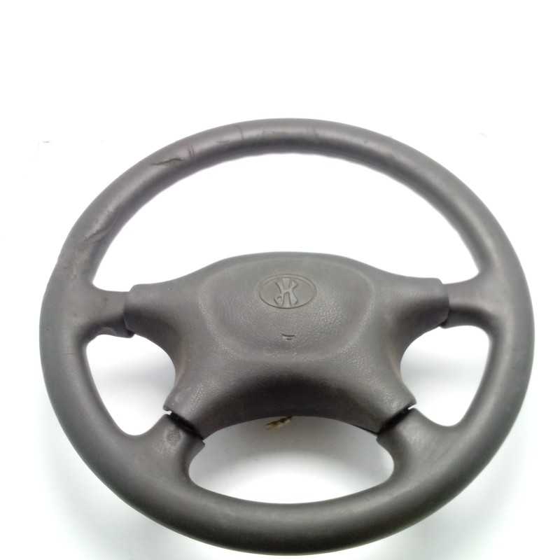 Volante nero in pelle Hyundai Galloper 2.5d 4x4 un po' rovinato