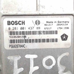 P56028704AC Centralina modulo ECU motore Jeep Grand Cherokee ZJ 4x4 2.5td 1987 0281001437