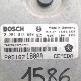 P05187180AA 0281013640 Centralina modulo ECU motore Jeep Grand Cherokee 3.0crd automatico 4x4 160kw 2007