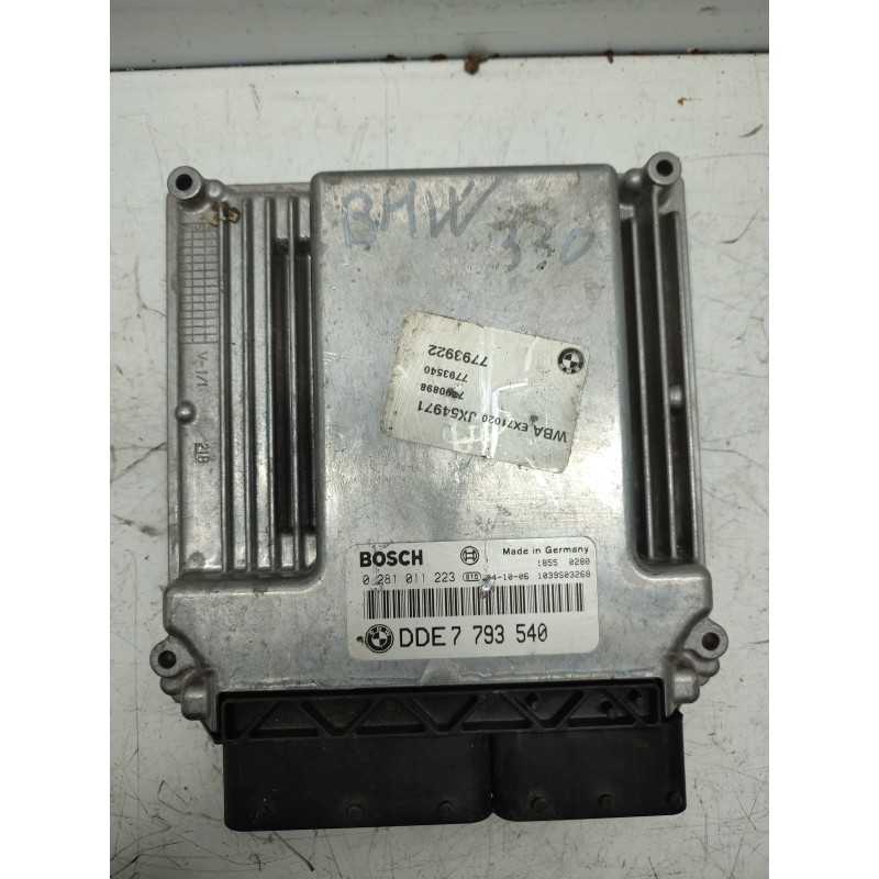 7793540 CENTRALINA MOTORE BMW E46 3.0 DIESEL 2003 BOSCH 0281011223 DDE