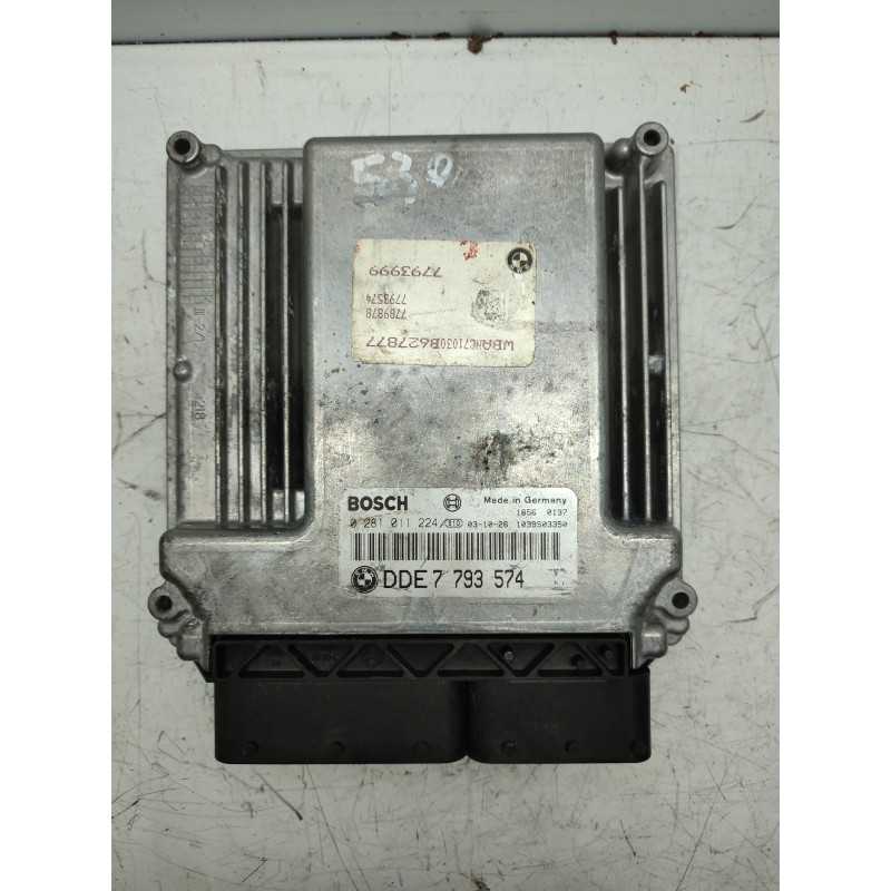 7793574 CENTRALINA MOTORE BMW E60 530 DIESEL 218CV BOSCH 0281011224 DDE