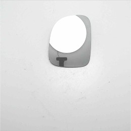 0170474440 Vetro specchietto retrovisore laterale destro Fiat Panda III serie 312 319 dal 2012